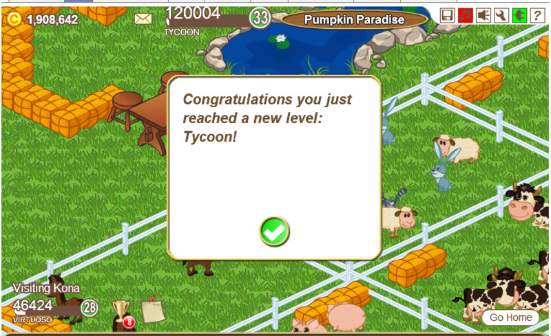 I was at Don's farm when I reached level 33