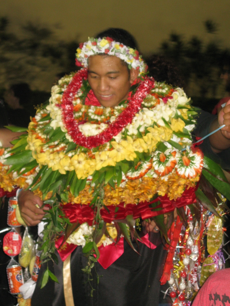A lot of fine leis.