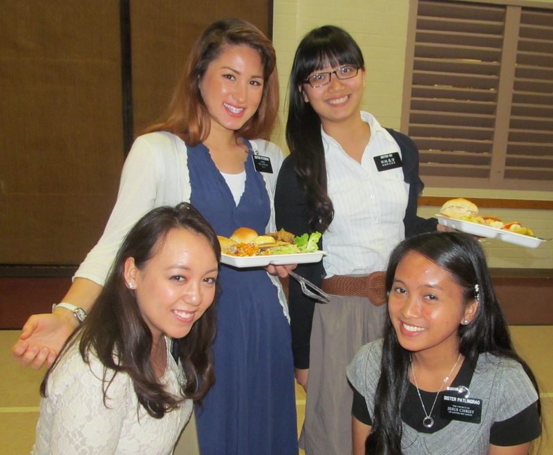 Sister _, Sister Peterson, Sister Su, and Sister Patlingrao