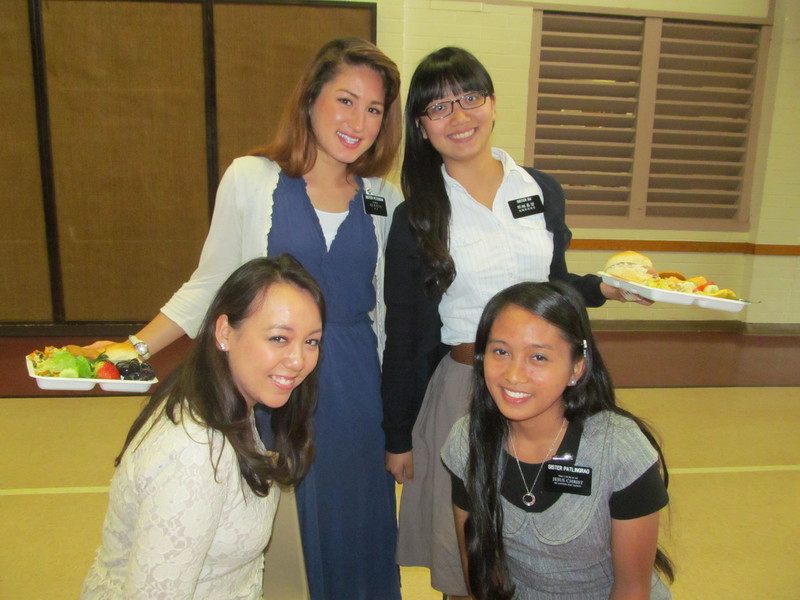 Sister _, Sister Peterson, Sister Su, and Sister Patlingrao