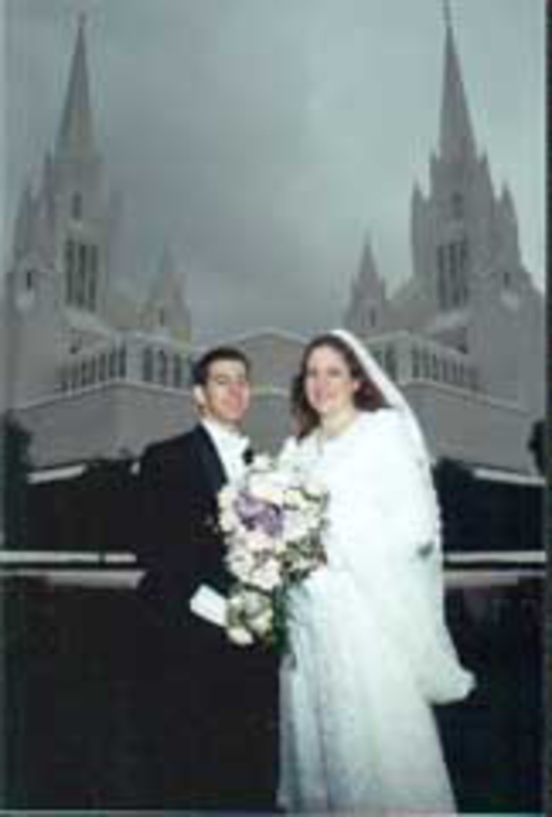 Danny and LeAnn Fewkes wedding, San Diego temple.