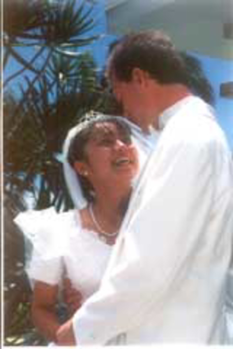 Joseph and Akiko Colton wedding.