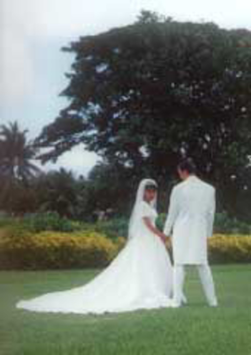 Joseph and Akiko Colton wedding.