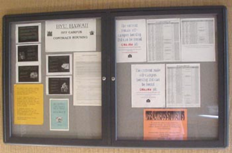 Off-campus housing opportunities.