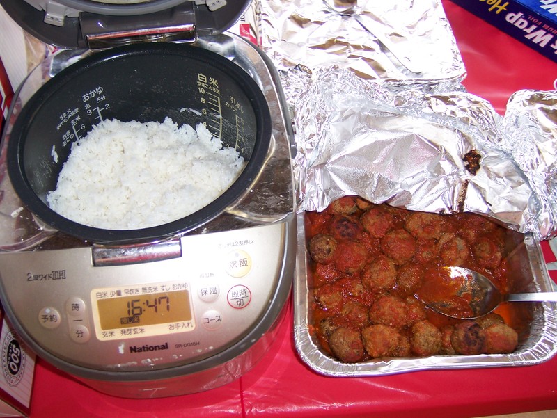 Rice and Meatballs