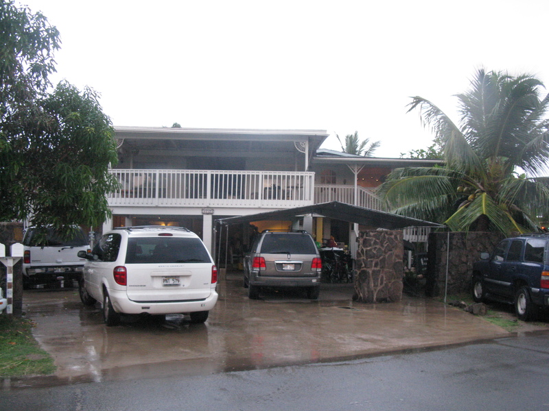 maii's with new stone wall