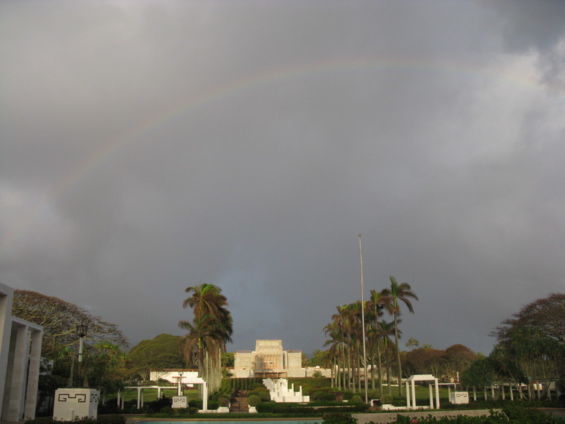 I wish rainbows showed up more. They are so beautiful.