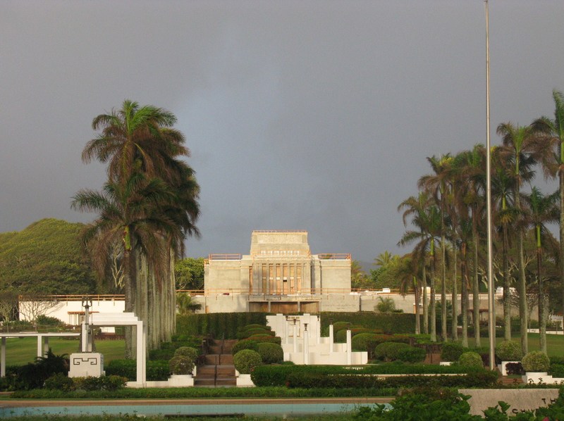 One section still white. The rest has been blasted off.