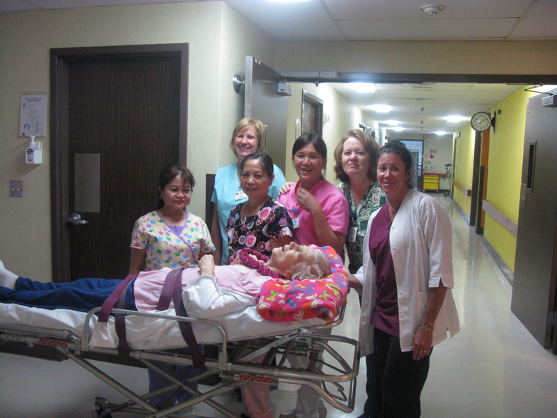 Some of the nurses and aids that helped mom during her time at Kahuku.