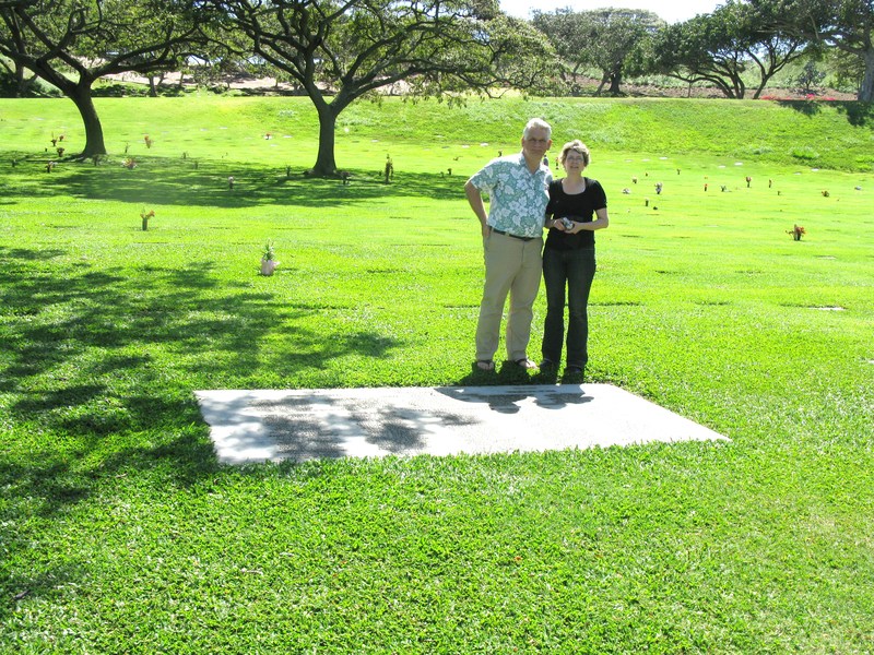 This is where Don's namesake is buried after his remains were moved from Wake Island.