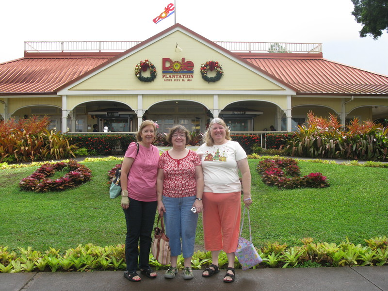 Connie went on our shopping trip. We did stop at a couple of "tourist" places. Dole Plantation