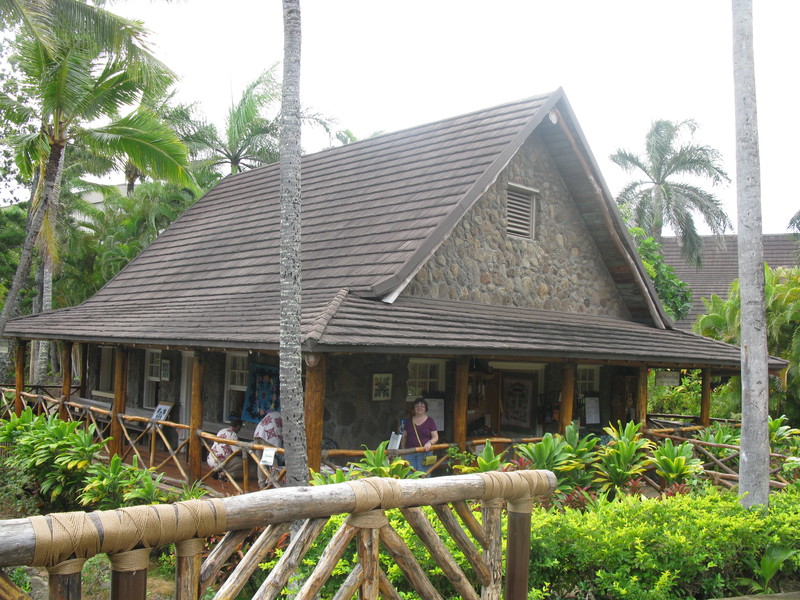 This building is where ladies quilt and do other crafts.