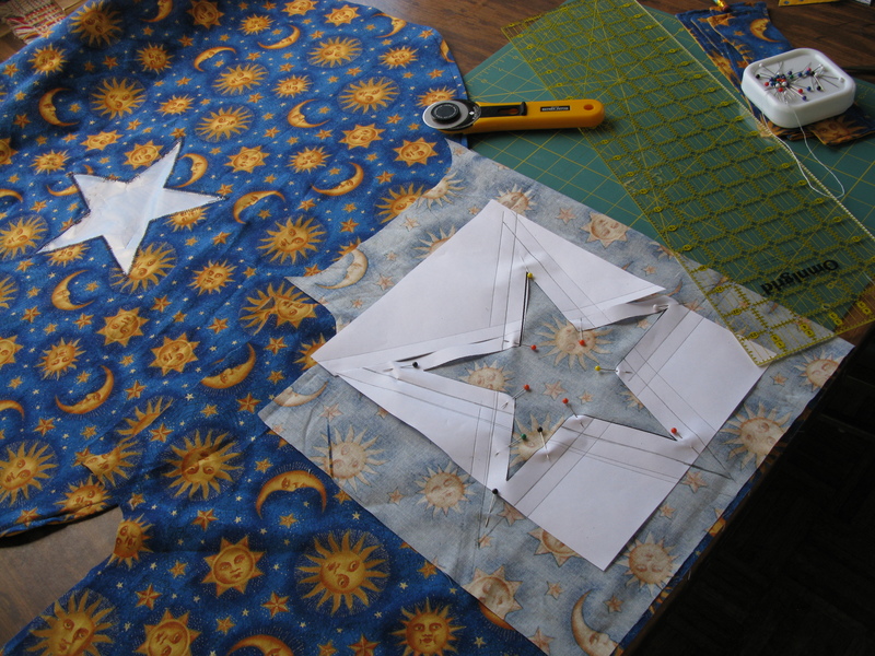 Designing a star shaped window and flap in a cover. Of course, I can't do anything simple. :-)