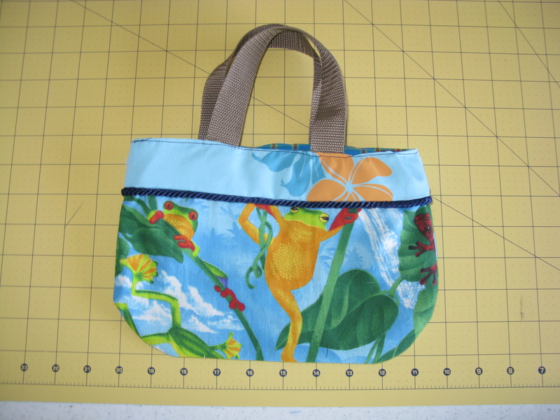 Cindy's finished bag.