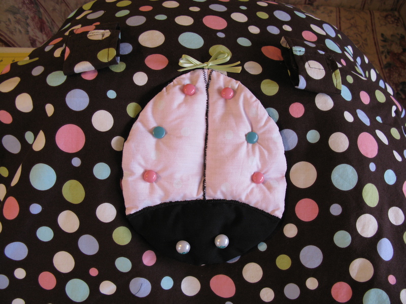 Car Seat Canopy Cover with peekhole flap.