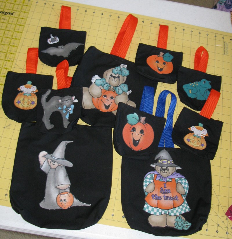 Halloween Bags Cindy made.