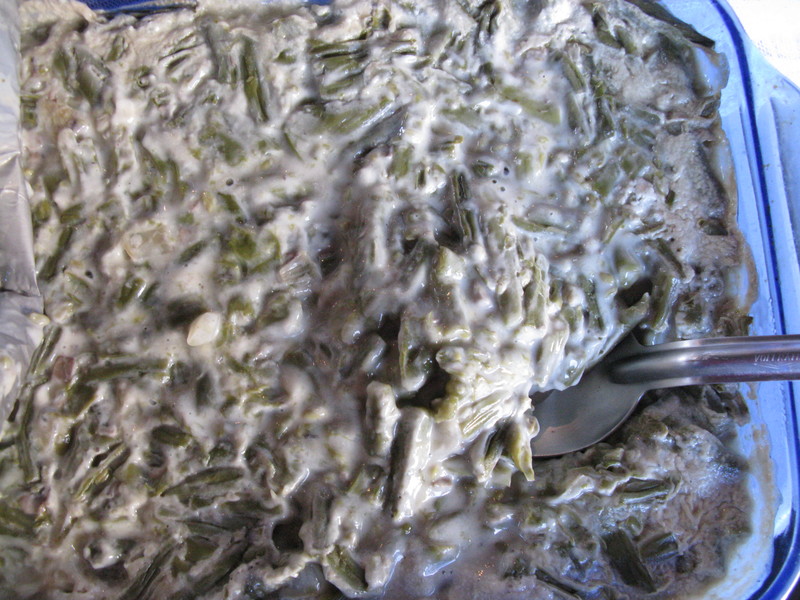 Green Beans with Mushrooms