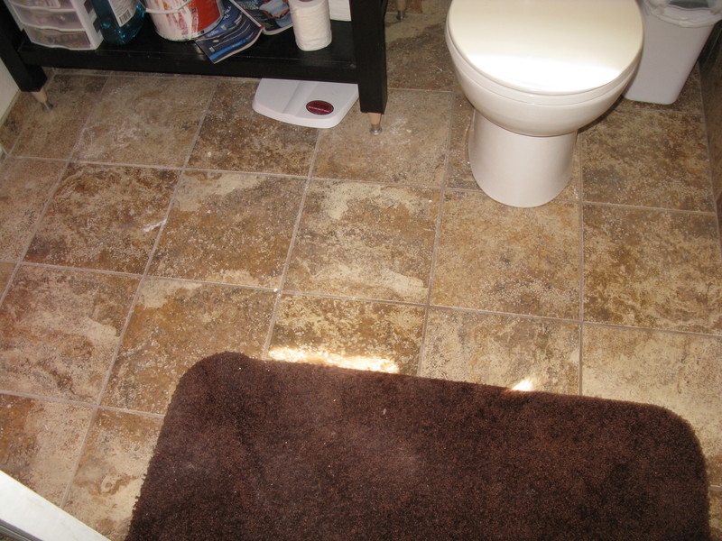 Master Bath floor - Tile