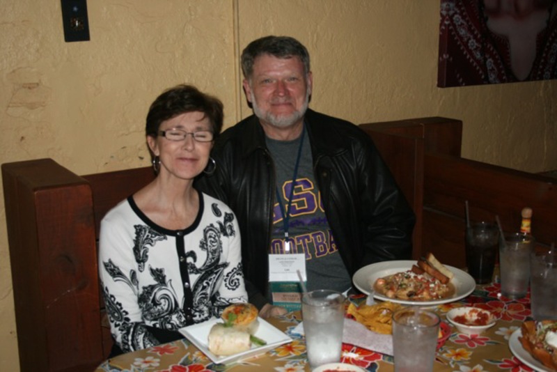 Blanche and Les W. It was really fun to eat dinner with them.