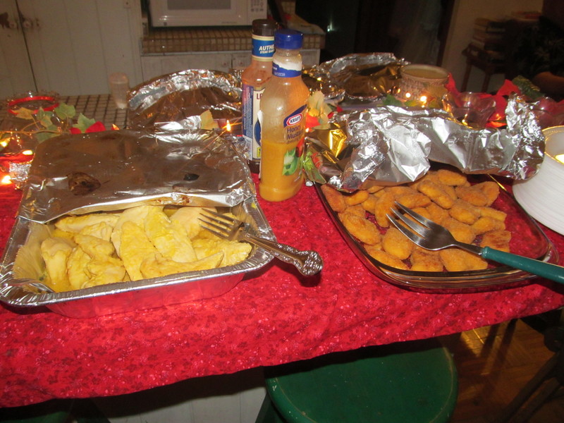 Two kinds of chicken.