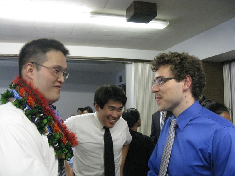 Coree after the baptism.