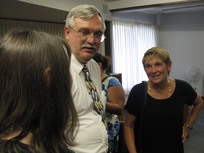 Melanie and Don Cameron, Coree's mother, Edna Cost.