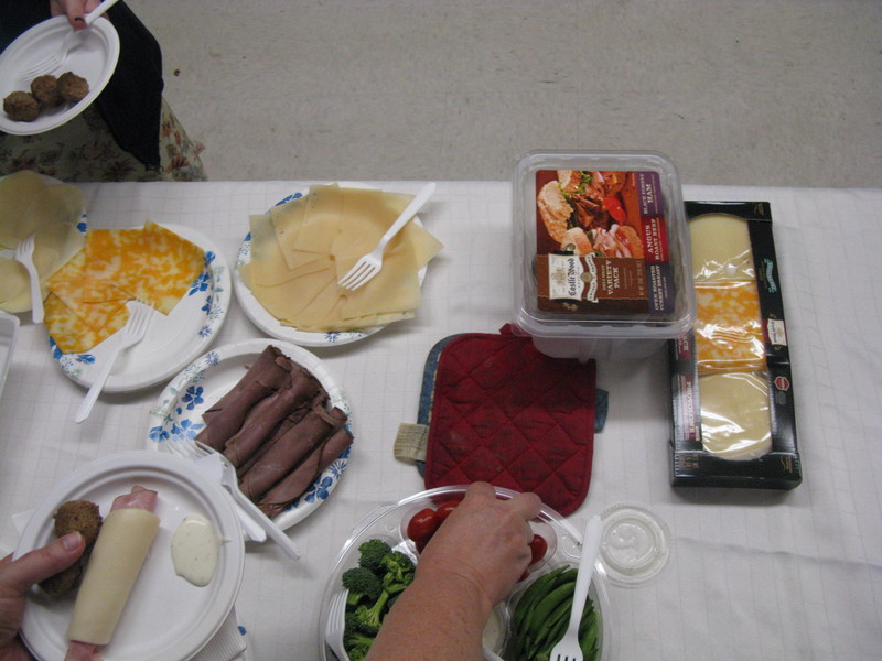 There would have been more, but the car with the food got towed away.