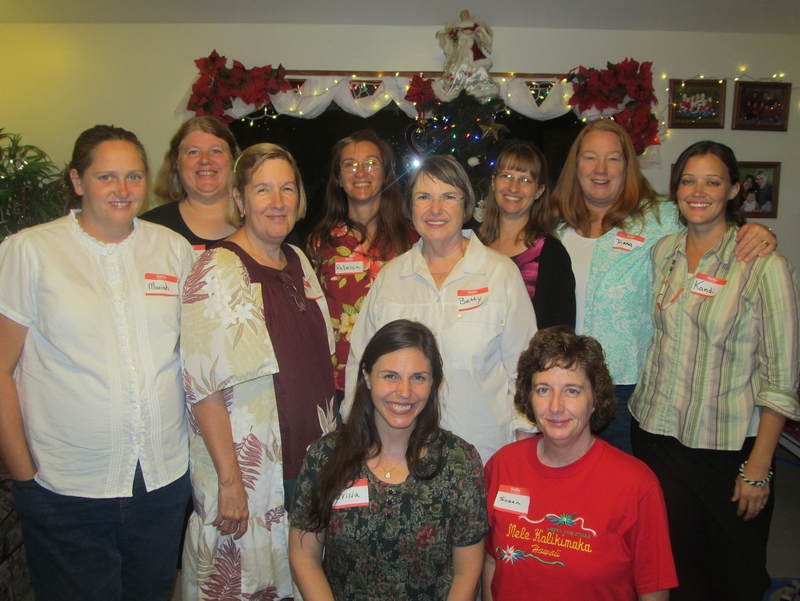 Front: Patricia, Susan
Middle: Maria, Cindy, Betty Back: Lois, Rebecca, Paige, Diana, Kandi. Not pictured: Molly