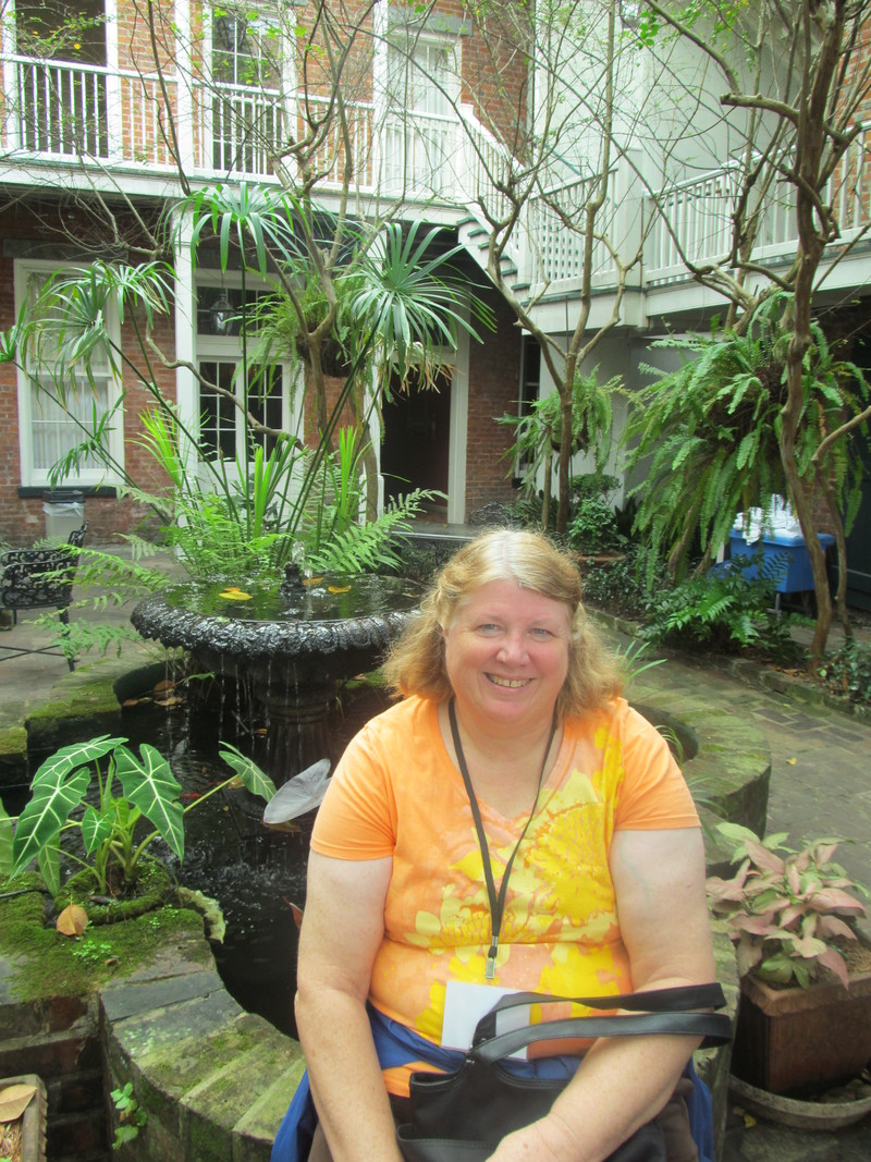 There are a lot of courtyards in the middle of the blocks. It is very relaxing and private. Lois Colton