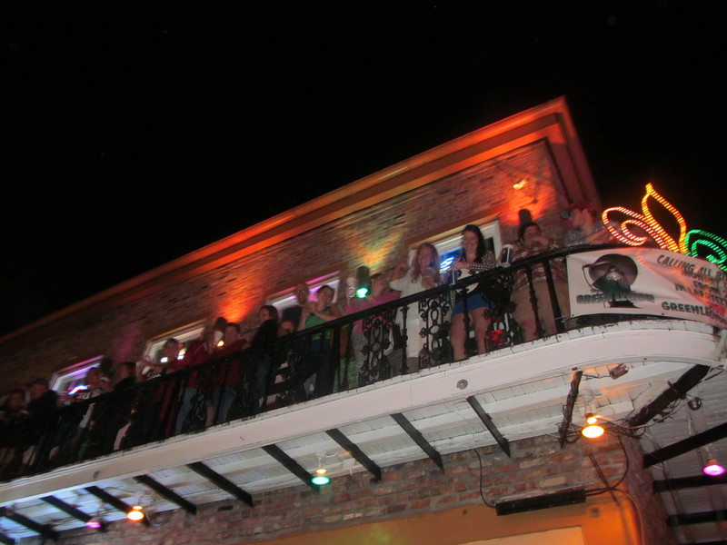 Bourbon Street Balcony