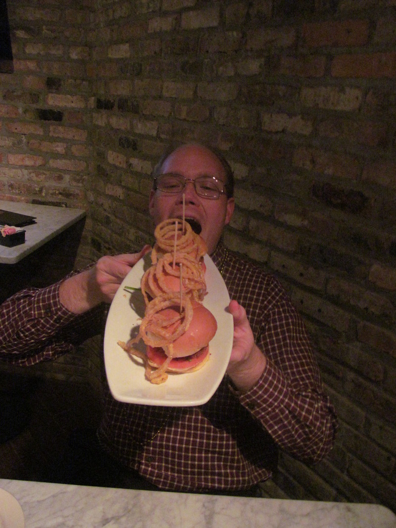 Joshua Smith and Crayfish Sliders.