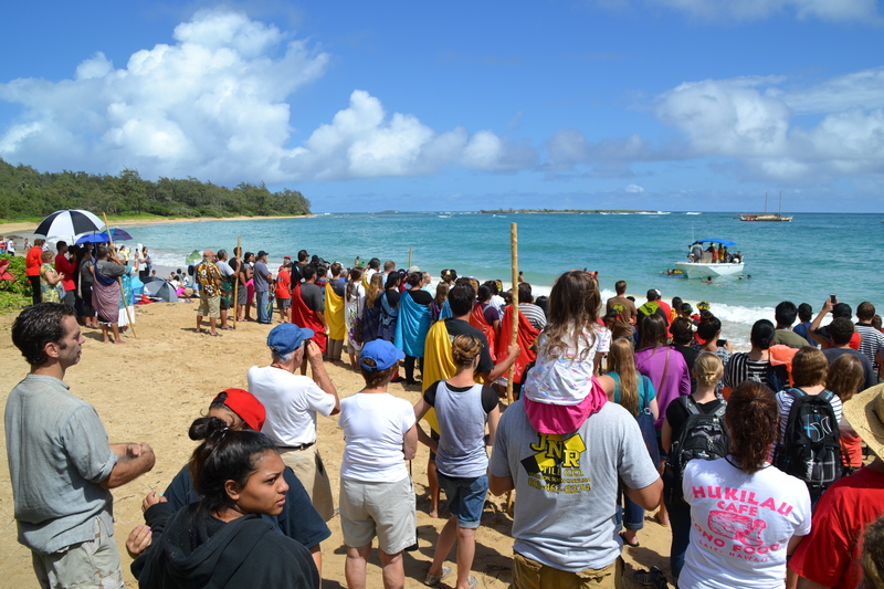 A fraction of the crowd enjoying the occasion.