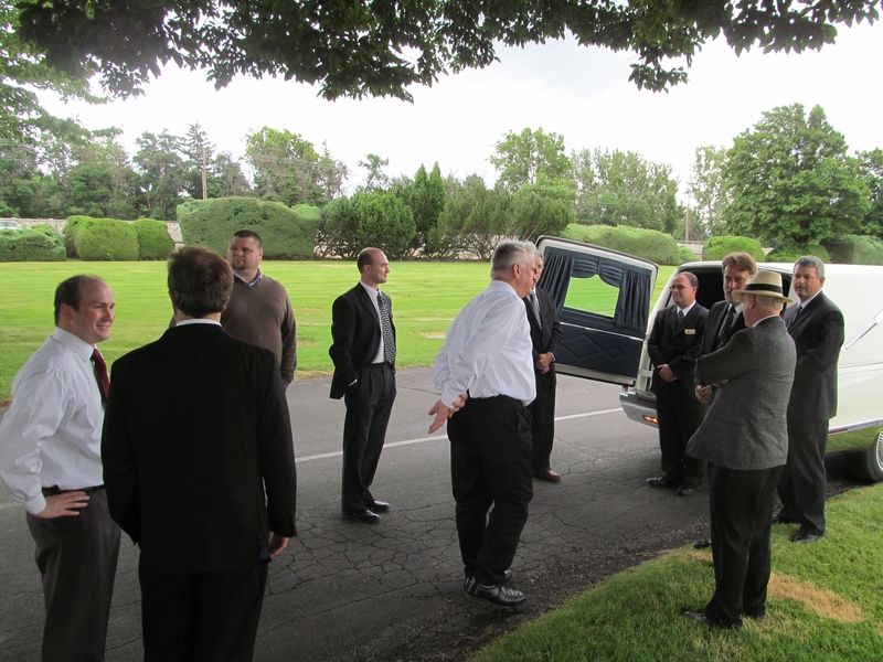 Pall Bearers: xx, Eric, xx, xx, Don, Jim, Einan's guy, Perry, Murray, Brent