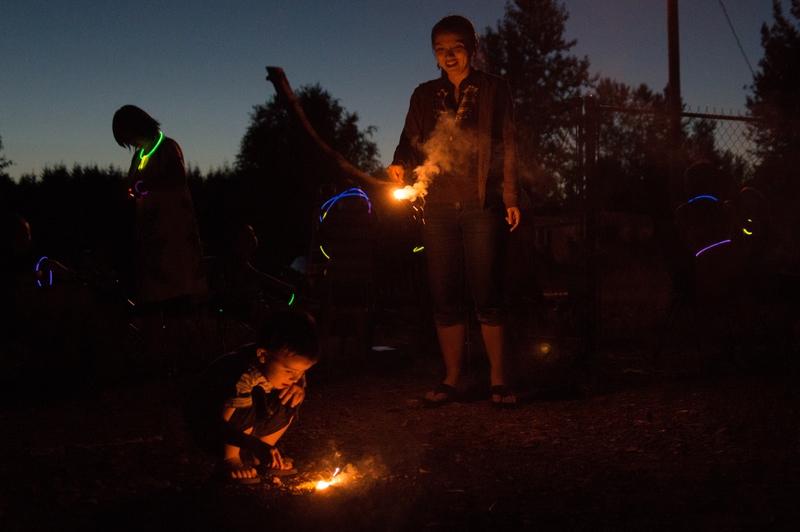 Fireworks. Shannon, Kili.