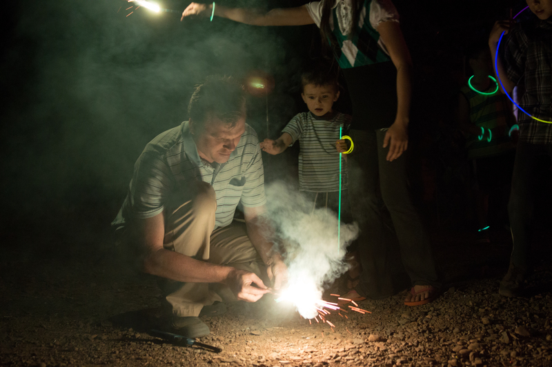 Fireworks. Joseph, Kili.