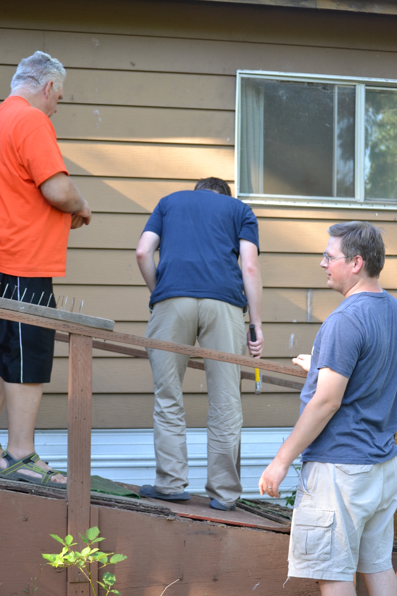 Don, (Joseph), Daniel. Ramp repair.