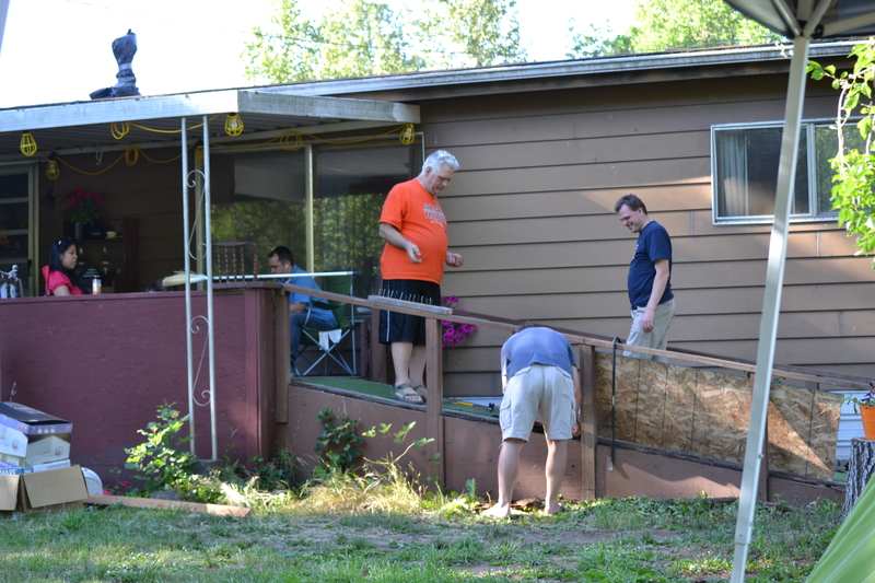 Don, (Joseph), Daniel. Ramp repair.