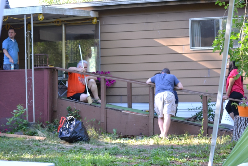 Don, (Daniel), (Ann). Ramp repair.