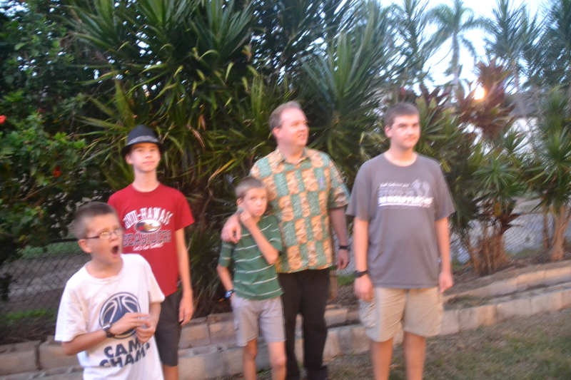 blurry Carlson family