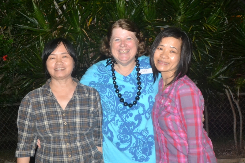 Candace Kung, Lois Colton, Connie Lo