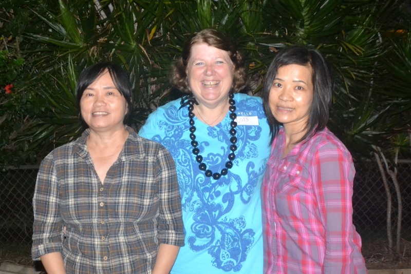 Candace Kung, Lois Colton, Connie Lo