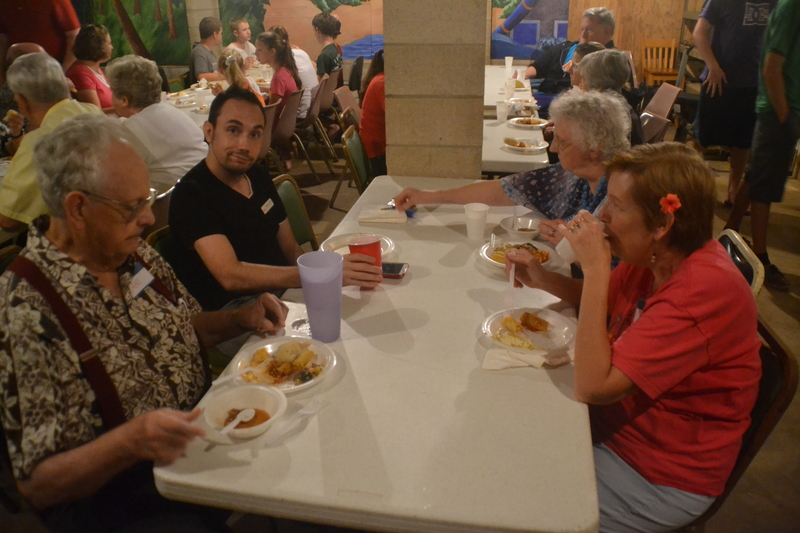 crowd, Larry Colton, Mateo, Jean, Cindy