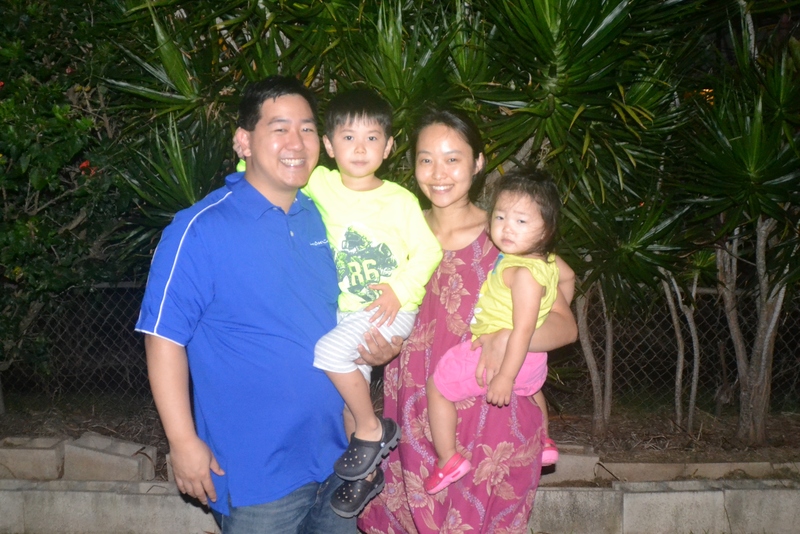 Hsu family: Jacob, wife, two kids