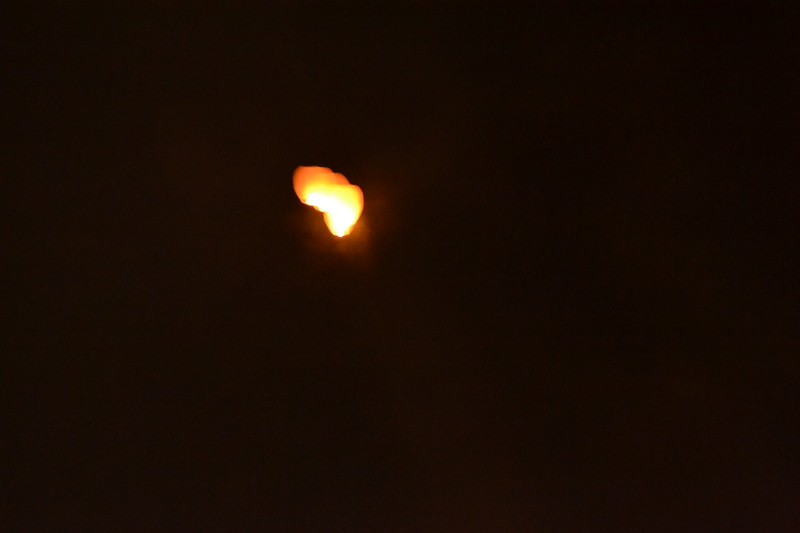 Chinese Lantern in flight.