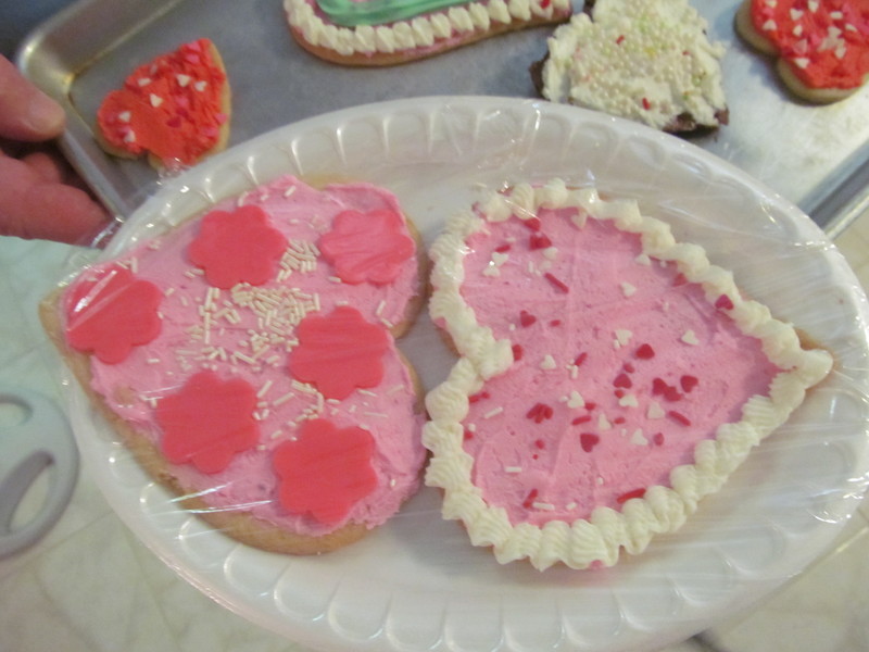 they tasted so good. I took a tray to one of our Home Teachees. It turns out that sugar cookies is his favorite cookie.