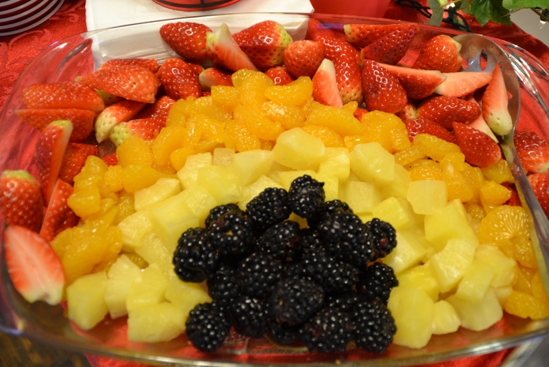 The fruit rainbow.