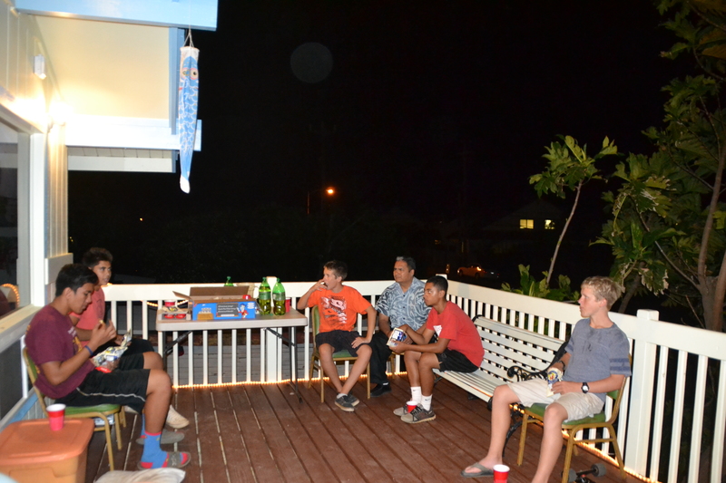 Then we enjoyed snacks.