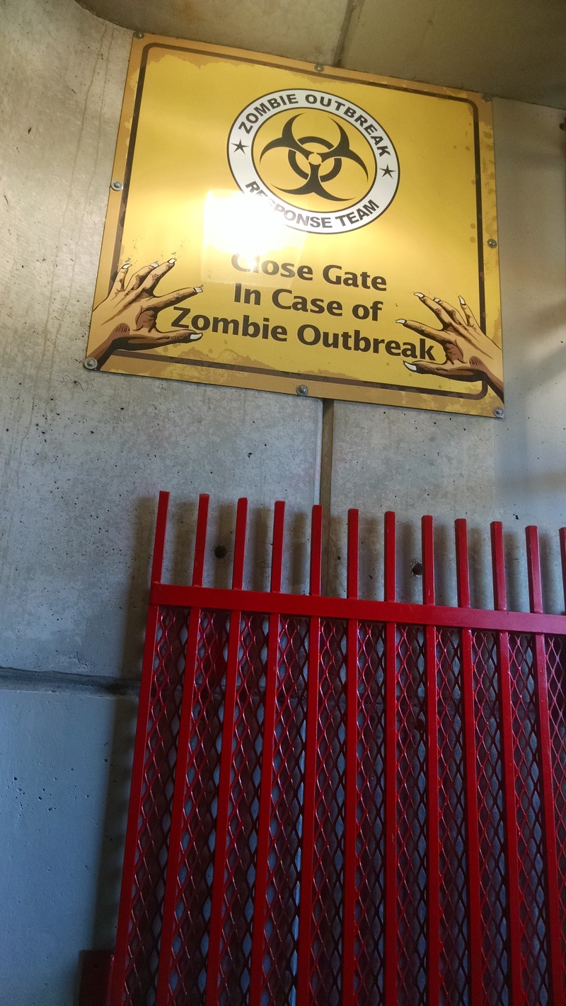 Sign in the Eugene City Parking building.