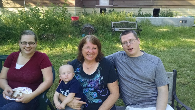 Hanging out by the fire pit during Kekoa/Joseph/Ben's birthday party the next day.