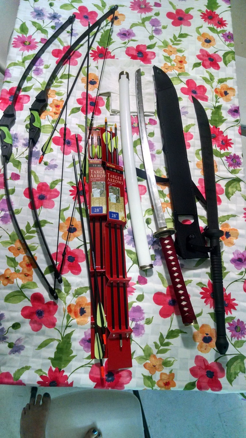 Rosewold and Joseph's newest weapons.